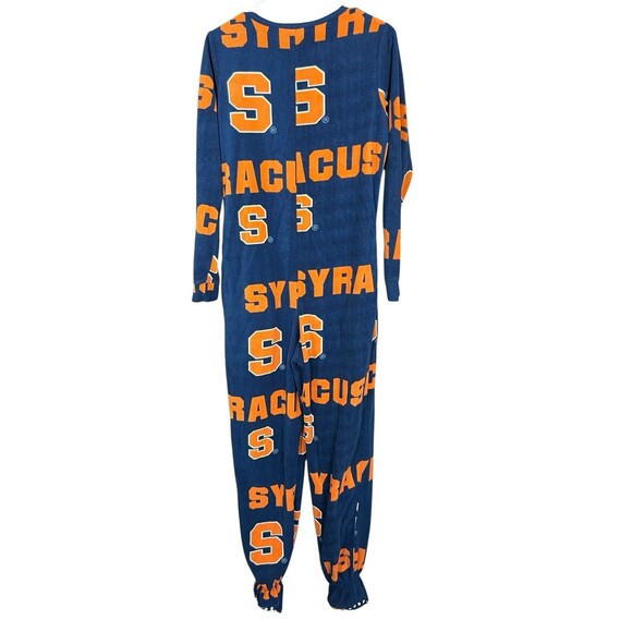 Concepts‎ Sports Syracuse Orange Adult Footed Pajamas Small Blue Orange - Picture 10 of 14